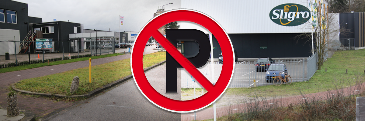 Niet parkeren op gras