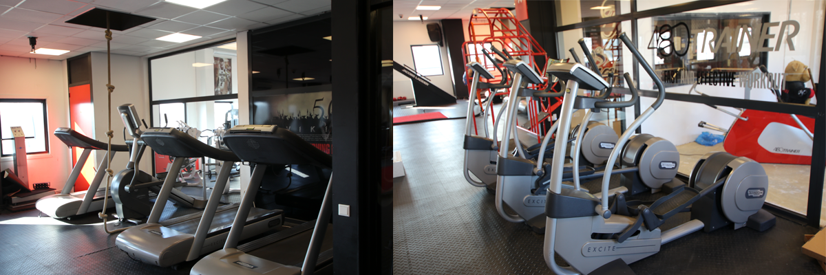 Fitnesszaal sportschool Burning Heart